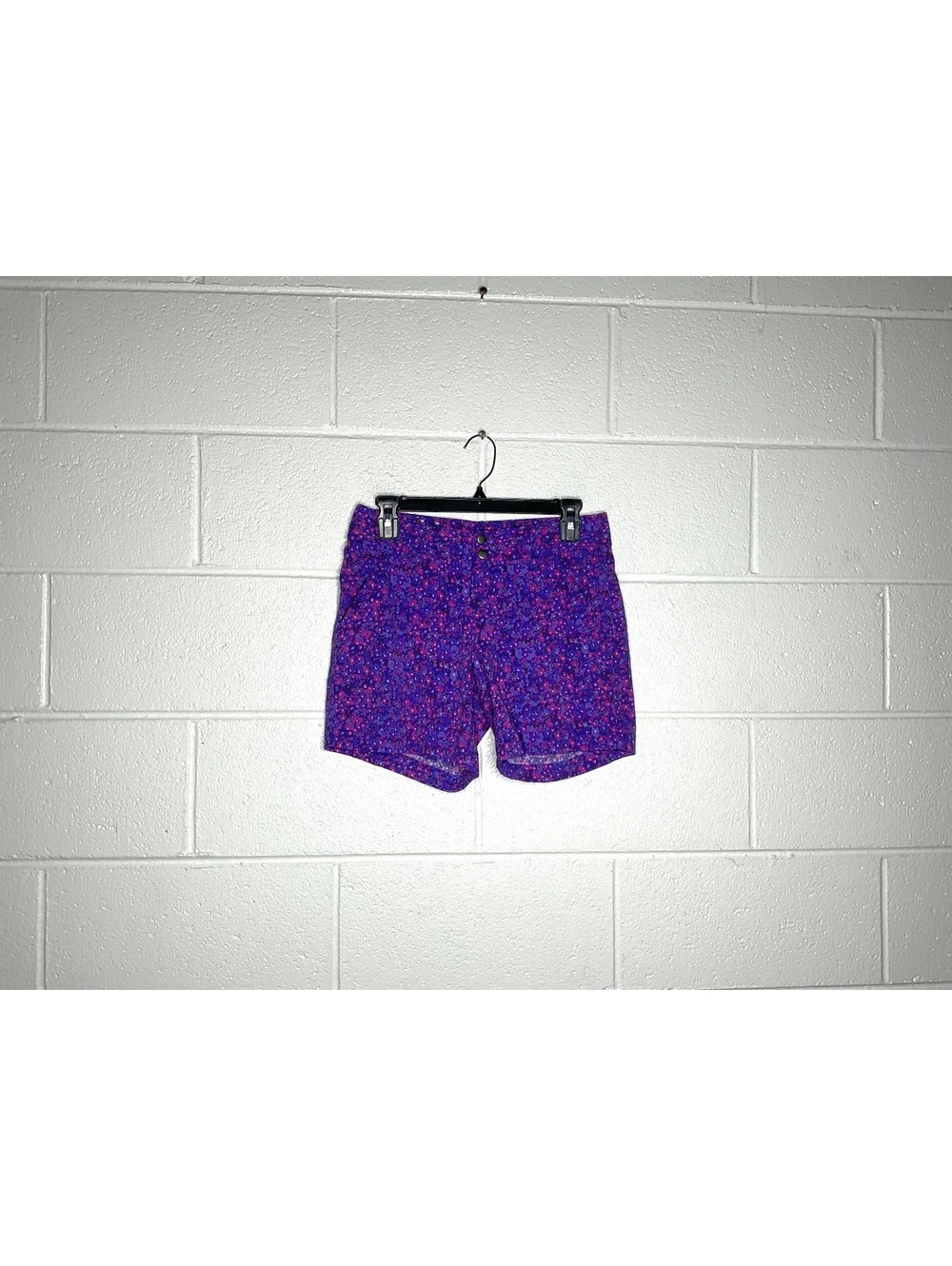 Columbia Omni-Shade Purple Floral Trail Shorts Size 4
